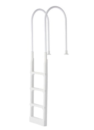 Swimming Pool Ladder, 4-Step Double Handrails Stair, Non-slip Thickened Heavy Duty Steps, Load Capacity 300 lb, for 48-54 In Inground & Above-ground Pools of Any Deck Surface Indoor & Outdoor