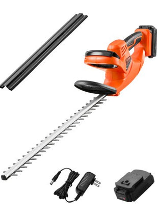 Electric Hedge Trimmer, 1200 RPM, Cordless  Hedge Trimmer for Low Branch, 20V 2A Battery, Bush Trimmer with 20 in Dual Action Blade & Secure Design, Gardening Trimmer for Yard Lawn Care