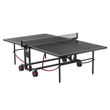 Ping Pong Table, Professional Table Tennis Game, Indoor/Outdoor All Weather Aluminum Table Tennis Table, Portable Foldable Table with Quick Clamp Net & Large Lockable Wheels, 10 Minute Assembly