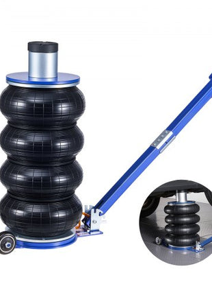 Air Jack, 6 Ton/13227 lbs Airbag Jack, Lift Up to 26.5 inch with Heightened Column, Adjustable Handle & Thick Rubber Pad, 2-5 s Fast Lifting Pneumatic for Car, SUV, Pickup Truck Repair, Garage