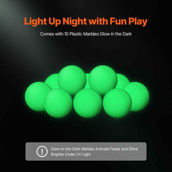 Marble Run Set, 150 Piece Marble Maze Building Block Brain Game, with 10 Glow in the Dark Marbles + 40 Glass Marbles, Educational Learning Race Track STEM Toys, for Kids, Boys, Girls Ages 3 +