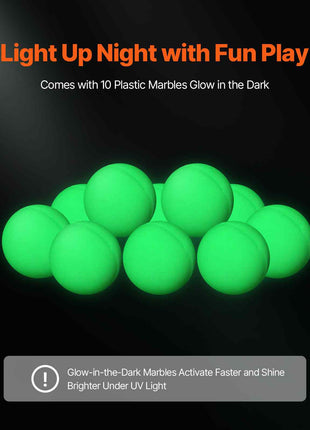 Marble Run Set, 110 Piece Marble Maze Building Block Brain Game, with 10 Glow in the Dark Marbles + 20 Glass Marbles, Educational Learning Race Track STEM Toys, for Kids, Boys, Girls Ages 3 +