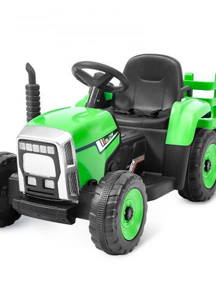 Kids Ride on Tractor 12V Electric Toy Tractor with Trailer Remote Control