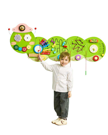 Activity Wall Busy Board Panels, 12 Activities, Montessori Sensory Wall Panels Toy for Kids Ages 3-12, Interactive Learning Activity Center, Great for Toddler, Playroom, Nursery, Classroom