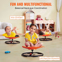 Elephant Kids Swivel Chair, 220 LBS Capacity, 360° Spinning Chair, Autistic Kids Sensory Toy Chair with Non-Slip Metal Base, Toddler Sit and Spin Chair for Coordination Balance Focus Orange