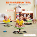 Kids Swivel Chair, 220 LBS Capacity, Sensory Spinning Chair, Autistic Kids Sensory Toy Chair with Non-Slip Metal Base, Toddler Sit and Spin Chair for Coordination Balance Focus Training Green