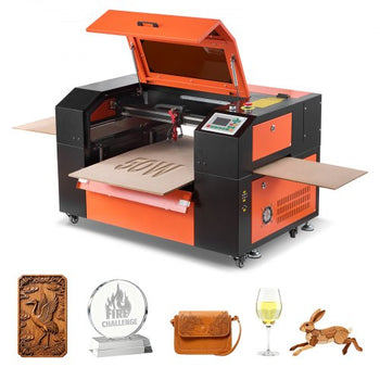 50W CO2 Laser Engraver, 20 x 12 in, CO2 Laser Engraver Cutter Machine with 4 Way Pass Air Assist, Engraving Cutting Machine, Compatible with LightBurn CorelDRAW RDWorks, for Wood Acrylic Glass