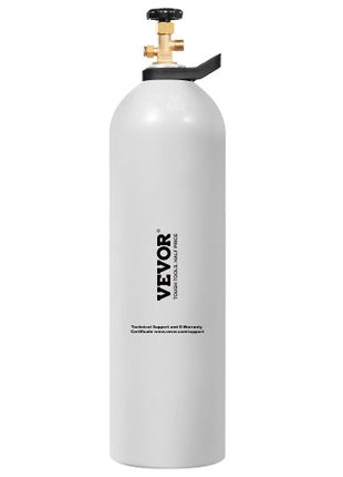 CO2 Tank, 15 lbs New Aluminum Alloy Cylinder, CO2 Air Tank with Light Spray Coating, CGA320 Valve, Handle & Adjustable Pressure, DOT Approved Cylinder for Draft Beer Dispensing and Soda Maker