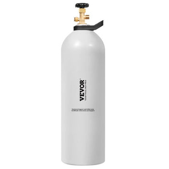 CO2 Tank, 20 lbs New Aluminum Alloy Cylinder, CO2 Air Tank with Spray Coating, CGA320 Valve, Handle & Adjustable Pressure, DOT & TC Approved Cylinder for Draft Beer Dispensing and Soda Maker