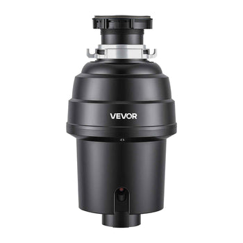 Food Waste Garbage Disposal, 1HP 3500RPM DC Motor, Continuous Feed Kitchen Sink Garbage Disposer, EZ Connect Food Waste Grinding System with Sound Reduction & Power Cord for Kitchens