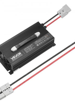 12V 60A Lithium Battery Charger, 14.6V, AC-DC LiFePO4 Smart Charger, with Anderson Connector, LED Indicator, 0V Activation, for Lithium LiFePO4 Deep Cycle Rechargeable Batteries of Boat, RV
