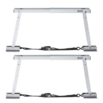 Universal RV Stabilizer, RV Bumper Stabilizer for Trailers, Campers, Fifth Wheel, Compact Foldable Design for Easy Storage, Adjustable Height from 12 inch to 28 inch, Reduces RV Wobble, 2PCS
