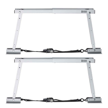Universal RV Stabilizer, RV Bumper Stabilizer for Trailers, Campers, Fifth Wheel, Compact Foldable Design for Easy Storage, Adjustable Height from 12 inch to 28 inch, Reduces RV Wobble, 2PCS
