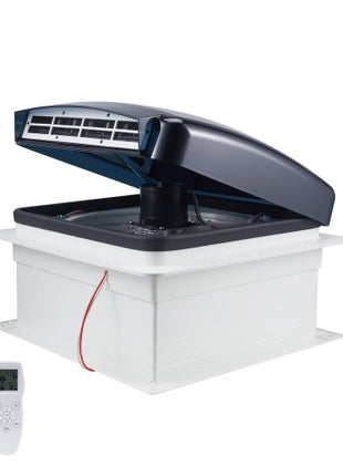 RV Vent Fan, 14 inch RV Roof Vent Fan 12V, Powerful 10-Speed Reversible Fan with Remote Control, Built-in Rain Cover, Power Top Lid,12 inch Fan Blade,Fits 14 x14 inch Roof Openings