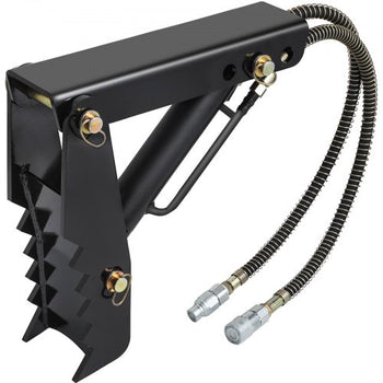 Hydraulic Backhoe Thumb, 18 inch 1/2" Thickness Heavy Duty Excavator Thumb, Black Steel Weld On Thumb Attachments with Hydraulic Cylinder, Mechanical Hydraulic Thumb for Backhoe/Excavator