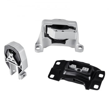Engine and Transmission Motor Mount Kit Replacement, Set of 3, Compatible with 20132019 Ford Escape 2.0L L4, Replace OE# A5612, A5631, A5520, Secure Support