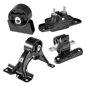 Engine Motor Mount and Transmission Mount Kit Replacement, Set of 4, Compatible with 20112019 Dodge Journey 3.6L FWD, Replace OE# A5551, A5443, A5632, A5543, Secure Support