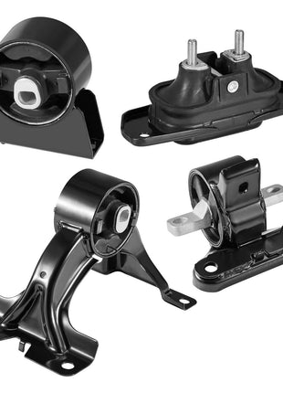 Engine Motor Mount and Transmission Mount Kit Replacement, Set of 4, Compatible with 2011–2019 Dodge Journey 3.6L FWD, Replace OE# A5551, A5443, A5632, A5543, Secure Support