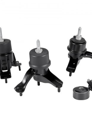 Engine and Transmission Motor Mount Kit Replacement, Set of 4, Compatible with 20072011 Toyota Camry 2.4L L4, Replace OE# A62009, A4207, A4211, A4274, Secure Support