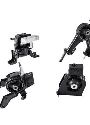 Engine and Transmission Motor Mount Kit Replacement, Set of 4, Compatible with 20092013 Toyota Corolla 1.8L L4, Replace OE# A62015, A62039, A62027, A62023, Secure Support