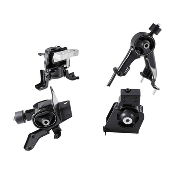 Engine and Transmission Motor Mount Kit Replacement, Set of 4, Compatible with 2009–2013 Toyota Corolla 1.8L L4, Replace OE# A62015, A62039, A62027, A62023, Secure Support