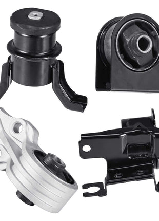 Engine Motor Mount and Transmission Mount Kit Replacement, Set of 4, Compatible with 2009–2012 Ford Escape 2.5L L4, Replace OE# A5446, A5481, A5412, A5441, Secure Support