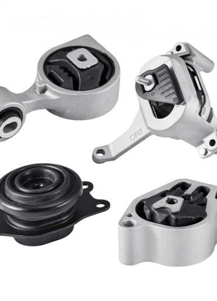 Engine and Transmission Motor Mount Kit Replacement, Set of 4, Compatible with 20072017 Nissan Altima 2.5L L4, Replace OE# A4350, A4353, A4340, A4339, Secure Support