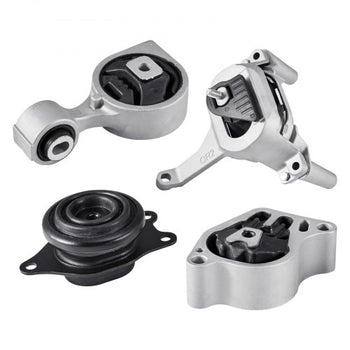 Engine and Transmission Motor Mount Kit Replacement, Set of 4, Compatible with 20072017 Nissan Altima 2.5L L4, Replace OE# A4350, A4353, A4340, A4339, Secure Support