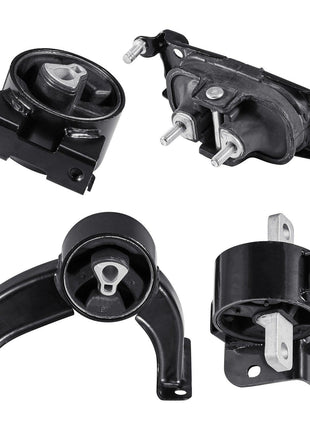 Engine Motor Mount and Transmission Mount Kit Replacement, Set of 4, Compatible with 2008–2010 Chrysler Town & Country 3.3L, Replace OE# A5654, A5480, A5465, A5493, Secure Support
