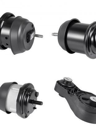 Engine and Transmission Motor Mount Kit Replacement, Set of 4, Compatible with 20092017 Chevrolet Traverse 3.6L V6, Replace OE# A5548HY, A5549HY, A5458HY, A5444, Secure Support