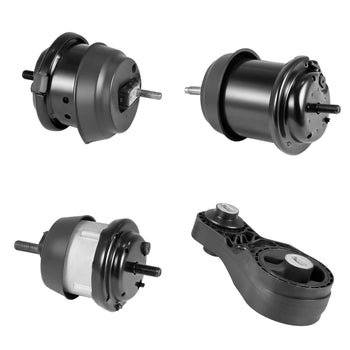 Engine and Transmission Motor Mount Kit Replacement, Set of 4, Compatible with 2009–2017 Chevrolet Traverse 3.6L V6, Replace OE# A5548HY, A5549HY, A5458HY, A5444, Secure Support