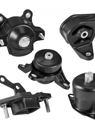 Engine Motor Mount and Transmission Mount Kit Replacement, Set of 5, Compatible with 2008-2012 Honda Accord 2.4L L4 and 2009-2013 Acura TSX 2.4L, Replace OE# A4565 A4572 A4570 A4584 A4561