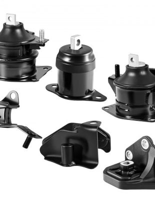 Engine Motor Mount and Transmission Mount Kit Replacement, Set of 6, Compatible with 20032007 Honda Accord 2.4L L4, Replace OE# A4526HY, A4517, A4516, A4510, A4509, A4542, Secure Support