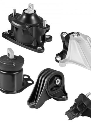 Engine Motor Mount and Transmission Mount Kit Replacement, Set of 5, Compatible with 2013-2017 Honda Accord 2.4L L4, Replace OE# A65072 A65054 A65040 A65068 A65071, Secure Support