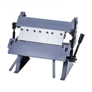 Box and Pan Brake, 12 in Sheet Metal Bending Brake, 20-Gauge Mild Steel Capacity, 0-135 Degree Adjustable, Metal Bender Machine with 5 Fingers, Heavy-Duty Aluminum Folder for Precise Bending
