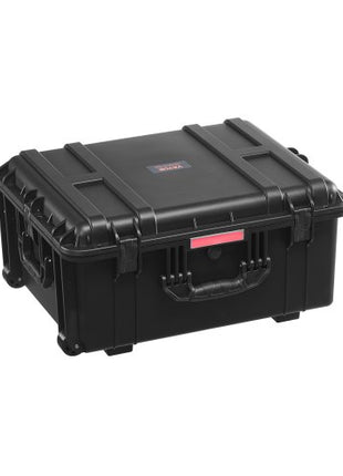 Weatherproof Hard Case, Heavy Duty Protective Dry Box Case with Pre-Cut Foam, Wheels & Retractable Pull Handles for Travel, Hunt, Military, Tactical, IP67 Waterproof Case for Cameras(63x50x32)