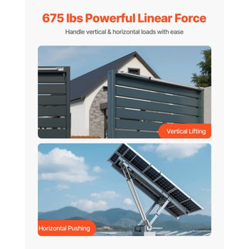 12V Linear Actuator, 40 Inch IP65 Waterproof Linear Actuator, 675lbs/3000N 0.2"/s Motion Actuators with Mounting Bracket for Outdoor Use