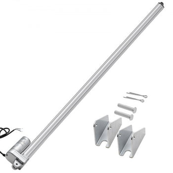 12V Linear Actuator, 40 Inch IP65 Waterproof Linear Actuator, 675lbs/3000N 0.2"/s Motion Actuators with Mounting Bracket for Outdoor Use