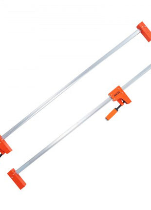Bar Clamps for Woodworking, 2-Pack 50" Parallel Clamp Set, F Clamp with 1100 lbs Load Limit, Even Pressure, High-strength Plastic and Carbon Steel, Wood clamps for Woodworking Metal Working