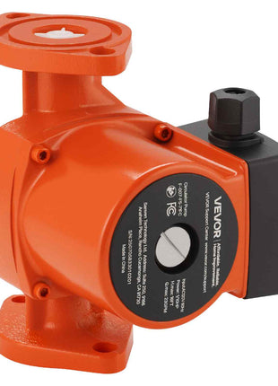 F-007-F5-71FC Cast Iron Circulator Pump, 23 GPM, AC 120V 16 ft Hot Water Recirculating Circulation Pump, 1-Inch Flange Connection, 3-Speed Adjustment, Quiet Operation, for Home Heating System