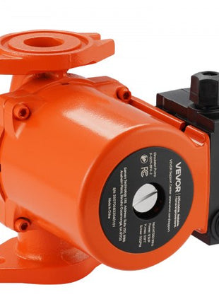 F-0011-BF4-J Cast Iron Circulator Pump, 33 GPM, AC 120V 33 ft Hot Water Recirculating Circulation Pump, 1-1/4 in Flange Connection, 3-Speed Adjustment, Quiet Operation, for Home Heating System