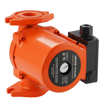 F-0011-BF4-J Cast Iron Circulator Pump, 33 GPM, AC 120V 33 ft Hot Water Recirculating Circulation Pump, 1-1/4 in Flange Connection, 3-Speed Adjustment, Quiet Operation, for Home Heating System
