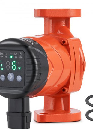 007E-2F2 Hot Water Recirculating Pump, 110V, 42W 16 GPM High Efficiency Circulator Pump, EMC Automatic Hot Water Circulation Pump 1" NPT Flange Circulator Pump for Home Water Heater System