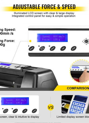 8 In 1 Heat Press Sublimation Machine & 53" Vinyl Cutter Cutting Plotter