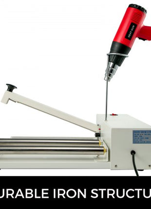 18\" Shrink Wrap Sealer, 530W I-Bar Shrink Wrap Machine, Shrink Wrap Sealer with Heat Gun and Shrink Film Suit for PVC POF Film