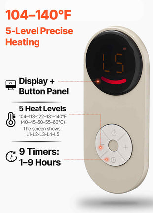 Under Desk Space Heater,Foldble Foot Warmer Portable for Home&Office,Timer & Secure,Quiet for Legs,Ankles,Touch&Remote Control Personal Electric Wall Foot Warming Pad,Over-Heat Protection