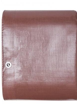 Tarp 20x40 ft 16 Mil Extra Thick, Waterproof Poly Plastic Tarps Cover, Multi-Purpose Outdoor Tarpaulin with Grommets & Reinforced Edges for Truck, RV, Boat, Camping (Brown)