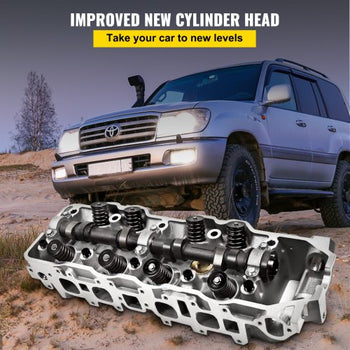 Set of Complete Engine Cylinder Head for Toyota1985-1995 4Runner, 1995 Celica, 1985-1995 Helix Pickup 2.4 SOHC 22R 22RE 22REC