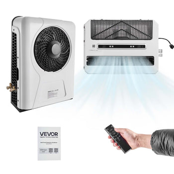 Truck Air Conditioner, 12V 10000 BTU Mini Split AC Unit, 400 m³/h Airflow Cab Air Conditioner, Fast Cooling Low Noise for Semi Truck, Camper, Construction Vehicle, Crane, Tractor, Excavator