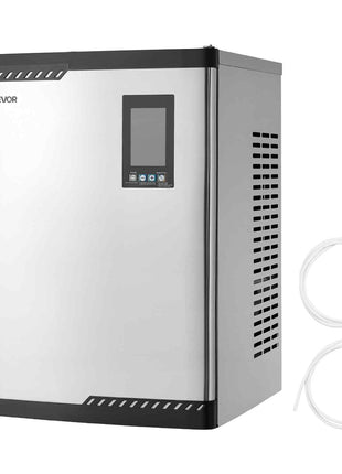 Commercial Ice Maker Machine - Head, 800 Lbs/Day Stainless Steel Ice Machine with Scheduled Ice-Making, Self-Cleaning, Adjustable Thickness, Ideal for Restaurant Bar Cafe Hotel - Head Only